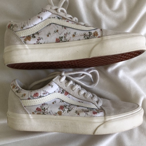 Vans Vintage Old Skool Sneakers Floral/Marshmallow - Picture 3 of 8